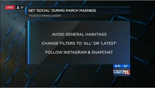 Social Media March Madness